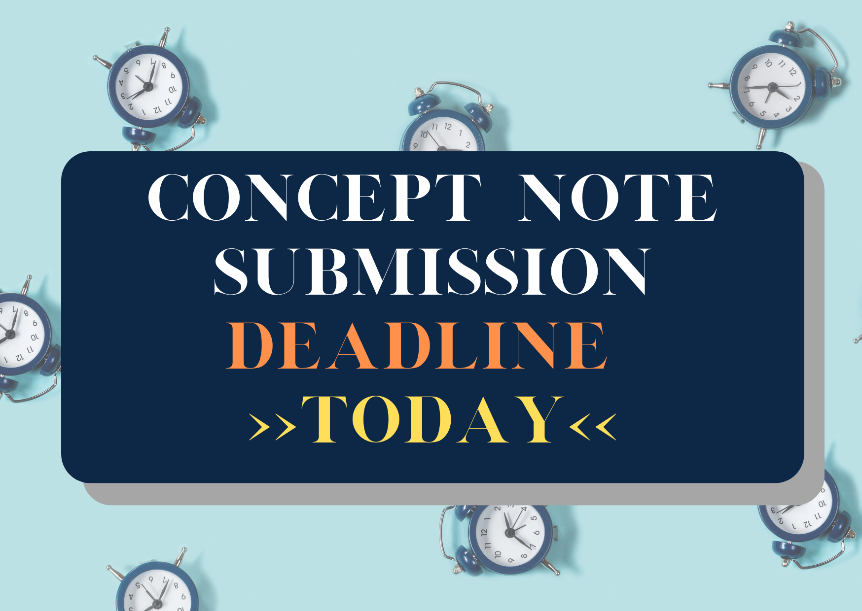 concept note submission deadline